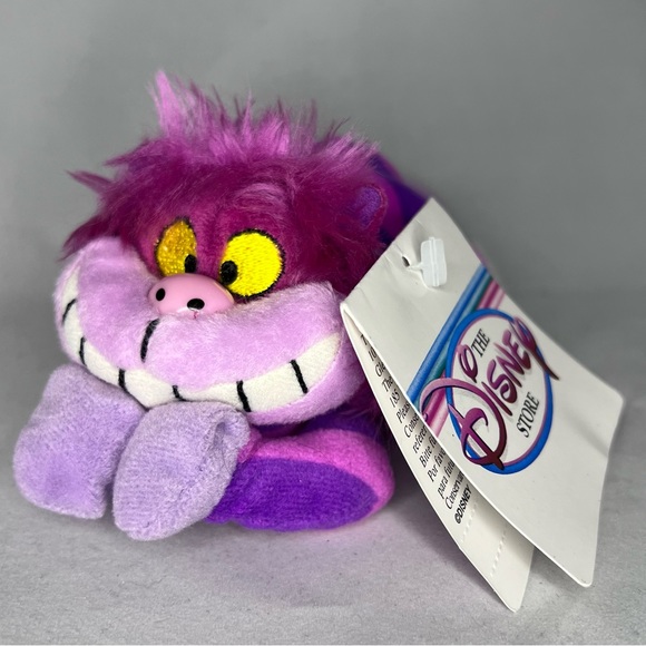 NWT - Disney Alice in Wonderland Cheshire Cat bean bag plush beanie - Picture 1 of 5